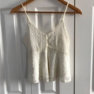 Garage Lace Peplum Cami